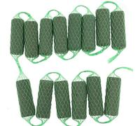 CIMAXIC 14 Sausage Shape Floral Foam Bricks in Green Spume Material for Flower Arrangement, Holds Water and Extends Life of -Cut Flowers, for Creating Beautiful Crafts and Wedding