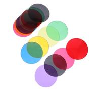 CIMAXIC 16pcs Steampunk Goggles Lenses round Sunglasses Lens Vintage PC High Transmittance Material Lightweight Eyeglasses Repair Parts for Cosplay Party 1.97x1.97x0.04in