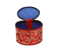 CIMAXIC 1pc Buddha Sound Bowl Cover Full Moon Bowl Pouch Singing Case Compact Storage for Meditation Gong Bell Set Random Color