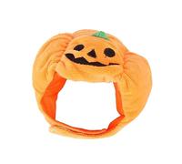 CIMAXIC 1Pc Cat Pumpkin Hat for Halloween Cute Decorative Headgear for Pets Comfortable and Dress Up Accessory for Halloween Parties and Photo Props Orange