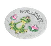 CIMAXIC 1Pc Cement Decorative Stepping Stone for Garden Pathways Durable Foot Pedal Landscape Decor Smooth Surface Easy to Clean for Outdoor Ornaments and Landscaping