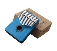 CIMAXIC 1pc Creative Key Thumb Piano for Beginners Portable Finger Piano Beautiful Sound for School Performances and Family Gatherings Gem Blue Butterfly Flower and Peach Finishes
