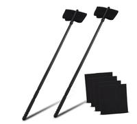 CIMAXIC 1set Flute Cleaning Kit Multi-use Flute Cleaning Cloth Rod Easy to Use Tool for Sax Guitar Piano Accessories Set