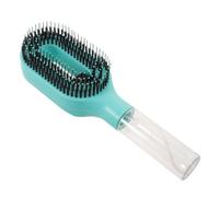 CIMAXIC 2-in-1 Spray Hair Detangling Brush with Button Mist Spray Design and Wide Teeth, Plastic and Nylon Material, Portable Wet and Dry Styling Hairbrush for Curly and Delicate Colored