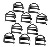 CIMAXIC 20 Pcs Triangle Webbing Buckles Adjustable Strap Buckles for Bag Accessories Craft Projects and Webbing Belts and Versatile Hardware for Custom Designs