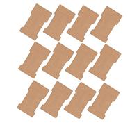 CIMAXIC 200pcs Hair Clip Display Cards Kraft Paper Hairpin Cards for Organizing Hair Bows Clips