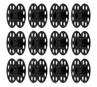 CIMAXIC 20pcs 25mm Metal Sewing Machine Bobbin Case Rotary Hook Assembly Universal Computerized Embroidery Shuttle Thread Storage for Craft Sewing