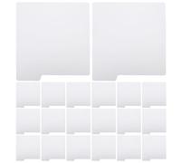 CIMAXIC 20pcs Comic Book Box Dividers with Index Tabs - Plastic Separator Cards for Long & Short Boxes - White Write-On Labels for Organize Titles, Series
