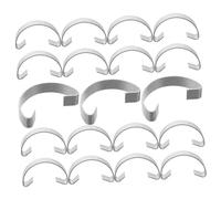 CIMAXIC 20pcs Metal Chicken Wire Door Hanger Hooks Garden Fence Hooks for Pet Cage