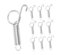 CIMAXIC 20pcs Metal Spring Latch Hooks for Rabbit Guinea Pig Cage Install Firm Fit