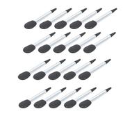 CIMAXIC 20pcs Microphone Shaped Makeup Brush Eyeshadow Applicator Silicone Non-skid Handle Plump and Even Lip Color Women Daily Use Facial Makeup Tool