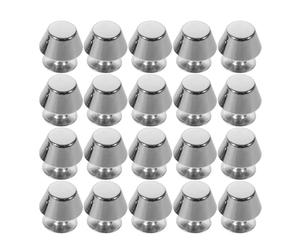 CIMAXIC 20pcs Purse Hardware: Purse Feet - 10mm Luggage Feet Pads Zinc Alloy Bag Nails - Replacement Rivets Hardware for Suitcase DIY Bag Making Projects