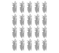 CIMAXIC 20pcs Vintage Silver Insect Charms Set, Small Alloy Bug Pendants for DIY Jewelry Making, Crafting Accessories for Bracelets, Necklaces, Earrings in UK