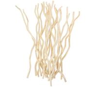 CIMAXIC 20pcs White Natural Wood Sticks Twigs 30cm for DIY Crafts Woodland Rustic Handicraft Accessories for Preschool Art Projects