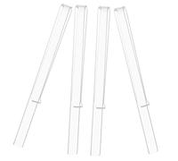 CIMAXIC 2pairs Music Clips Acrylic Music Sheet Holders Book Page Holders for Reading