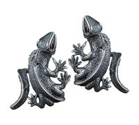 CIMAXIC 2pcs Adjustable Retro Lizard Rings for Men and Teen Boys, Comfortable Fit Copper Vintage Rings with Unique Design, for Halloween Costumes and Everyday Wear