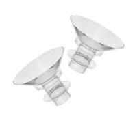 CIMAXIC 2pcs Breast Pump Flange Inserts Silicone Replacements for Breast Pump Wearable Flange Inserts Parts for