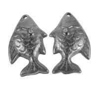 CIMAXIC 2pcs Cast Iron Fish for Cooking, Add Sources of Iron to Food and Water, Reduce The Risk of Deficiency for Vegans, Athletes, Pregnant Women
