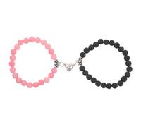 CIMAXIC 2pcs Couple Promise, Long Distance Matching Couple Communication Bracelet - His and Hers Jewelry - Valentines Day Present