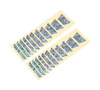 CIMAXIC 2pcs Guitar Fretboard Sticker Packs Acoustic Guitar Decals Musical Instrument Decorative Patches