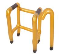 CIMAXIC 2pcs Inflatable Pvc Crutch Walking Stick for Party Use, Easy to Inflate and Deflatable for Easy Storage, Unique Halloween or Summer Pool Party Accessory