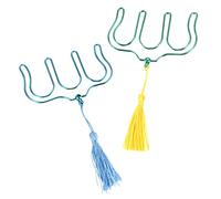 CIMAXIC 2pcs Iron Music Bookend Metal Sheet Music Holder Sheet Clip Creative Score Clip Page Holder Sturdy Book Clamp Score for Piano