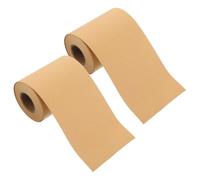 CIMAXIC 2pcs Kraft Paper Roll Refill 164ft Length X 3 Inch Wide, Multi-Purpose Tearable Brown Kraft Paper for Grocery Lists and Home Office Use