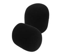 CIMAXIC 2pcs Large Sponge Covers for Windscreen Microphone Wind Cover Mic Protection Microphone Windscreen Mics Sponge
