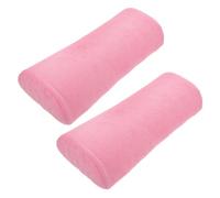 CIMAXIC 2pcs Manicure Hand Rest Pillows for Nail Techs, Soft Fabric Arm Cushions with Delicate Knit Surface, Semicircular Shape, Easy to Clean and Gentle the Touch, for Manicure