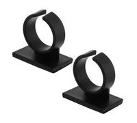 CIMAXIC 2pcs Mic Flag Holder Clip Sign Holder for Microphone Microphone Identification Flag for Interview News Reporting