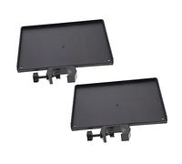 CIMAXIC 2pcs Microphone Stand Rack Tray Holder for Sound Card Abs Microphone Support