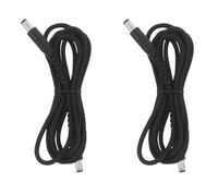 CIMAXIC 2pcs Nail Drill Handpiece Connection Cable: 1.52m/59.84 Inch Weaving Wire for Electric File Machine - Nail Art Grinder Tool for Manicure Salon