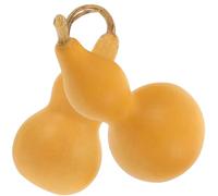 CIMAXIC 2pcs Natural Gourd Adornment Set for Desktop Decor and Home Decoration, Creative Gourd Shape Ornament Made from Natural Material, Practical Table Ornaments for Success and Fortune