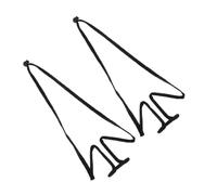 CIMAXIC 2pcs Neck Hanging Mic Rack Robust Mic Clip Holder for Singer Host Magician Stage Easy Carry Design