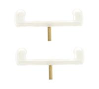 CIMAXIC 2pcs Practical Violin Shoulder Pads Latex Shoulder Support Easy Install Fit for Violin Players