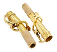 CIMAXIC 2pcs Saxophone Neck Replacement Kit for Alto Tenor Soprano Saxophones Cork Material Easy Play for Beginners Professionals