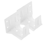 CIMAXIC 2pcs Set Doors Blinds Brackets Blinds Headrail Support 2.08x1.85x1.85in Iron Center Support Design Sleek Mini Enhanced Stability for Home Decor