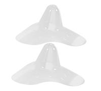 CIMAXIC 2pcs Silicone Breast Protector Breastfeeding Shield for New Mothers Comfortable Breathable Adjustable Size Milk Collector Nursing Breast Cover