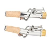 CIMAXIC 2pcs Soprano Saxophones Sax Kit Metal Ligature Accessories Professional Saxophone Parts for Beginners