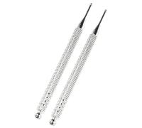 CIMAXIC 2pcs Stainless Steel Ear Point Probe Massage Tools Lightweight Acupuncture Pens and Back with Auricular Point Function