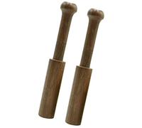 CIMAXIC 2pcs Tibetan Singing Bowl Mallet Set Handcrafted Wooden Strikers for Meditation and Yoga Small Size for Chakra Healing and Sound Therapy