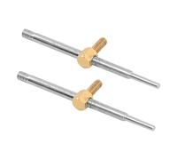 CIMAXIC 2pcs Violin Bow Screw Rod Metal Stringed Instruments Bow Screw Violin Replacement Tool for Musical Instrument
