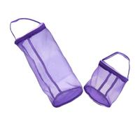 CIMAXIC 2pcs Yarn Organiser Storage Mesh Bag with Ventilation Nylon Material Circular Design for Travel and Home Use Crochet Knitting Wool Holder