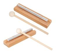 CIMAXIC 2set Mindfulness Hand Bell Classroom Chimes for Meditation Yoga and Sound Therapy Easy to Use Percussion Instrument for Teachers for Early Education Activities