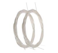 CIMAXIC 2sets Acoustic Guitar Strings Set Classical Guitar Nylon Strings Replacement Silverplated for Bright Tone for Maintenance Storage Case
