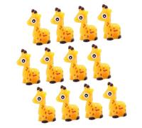 CIMAXIC 2sets Miniature Resin Deer Figurines Woodland Animal Decor Small Deer Statues for Home 12pcs*2