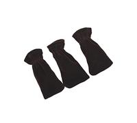 CIMAXIC 3-pack Coffee Plush Piano Foot Pad Covers Protective Sleeve for Sustain Pedals Velvet Piano Pedal Protectors Suitable for Musical Instruments