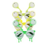 CIMAXIC 3 Pairs Novelty Eyeglasses for Birthday Parties Lightweight Tricky Sunglasses Fun Photo Booth Props Random Colors Unique Party Supplies for Adults Random Color