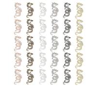 CIMAXIC 30 Pcs Dragon Nail Charms for Nail Art Accessories Aluminum Alloy Material with 3d Dragon Shape Lightweight and Elegant Chinese Style for Dating and Appointment Color