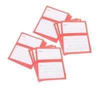 CIMAXIC 300pcs Self Adhesive Postal and Return Address Labels for Mailing, Red Paper Stickers with Secure Hold and Resist Smearing Features, for Shipping and Return Scenarios